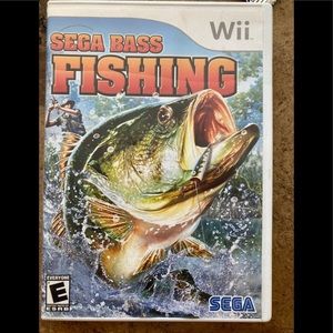 Wii sega Bass fishing game